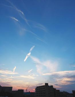 Sunset sky, JPG
