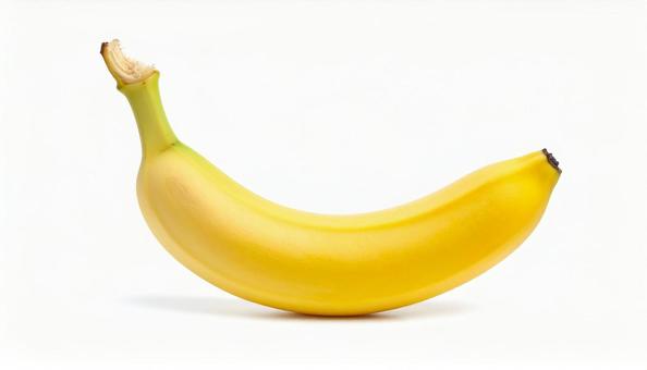 白い背景のバナナ 白い背景のバナナの写真