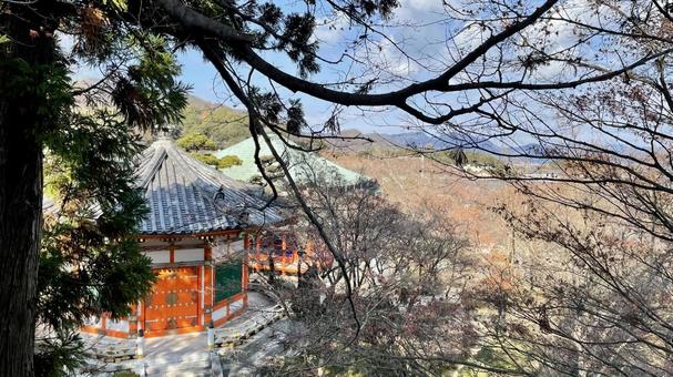 高台からの眺望 高台からの眺望 潮聲山,耕三寺,寺の写真素材