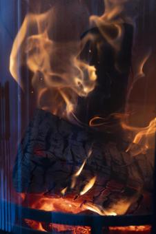 Fireplace flames, JPG