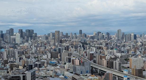 都市ビル　ビル群　風景 ビル,ビル群,大阪の写真素材