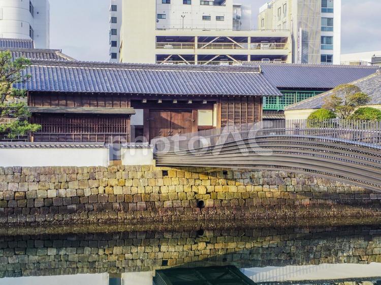 【長崎県】長崎市の出島 出島,出島表門橋,長崎県の写真素材