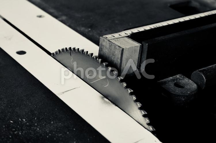 木材加工機械 製作工房,家具工房,木工工作機械の写真素材