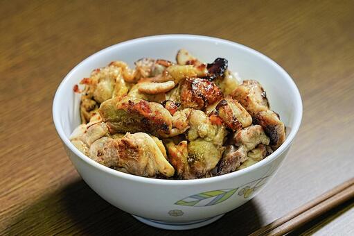 地鶏の鶏丼 食事,食卓,食べ物の写真素材