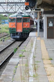 しなの鉄道 しなの鉄道 しなの鉄道,小諸駅,小諸の写真素材