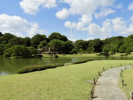 特別名勝六義園中の島 特別名勝六義園中の島 六義園,庭園,大名庭園の写真素材