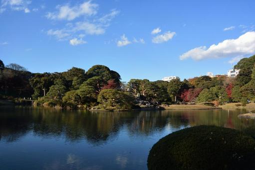六義園の風景 六義園の風景 六義園,東京都,文京区の写真素材