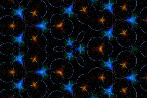 幻想的背景素材　幾何学的夢幻空間 心象風景,背景素材,壁紙の写真素材