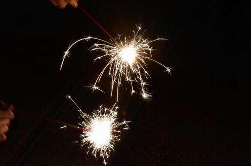 手持ち花火 花火,手持ち花火,夏の写真素材