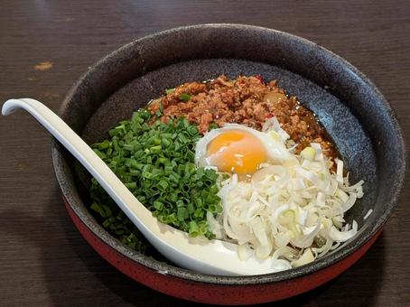 横浜市北部の汁なし担々麺 ラーメン店,ラーメン屋,横濱家の写真素材