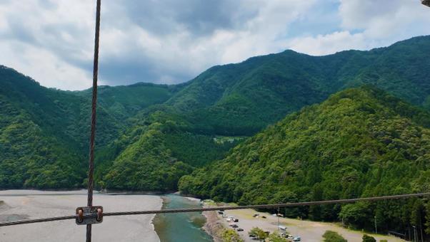 谷瀬の山々 谷瀬の山々の写真