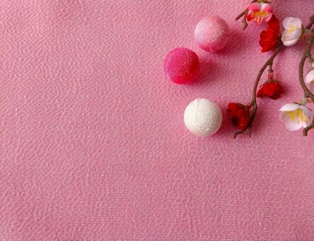 桃色にとける小さな風景 ピンク,背景,和風の写真素材