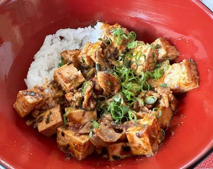 麻婆豆腐ご飯 麻婆豆腐ご飯 麻婆豆腐ご飯,麻婆豆腐,ご飯の写真素材