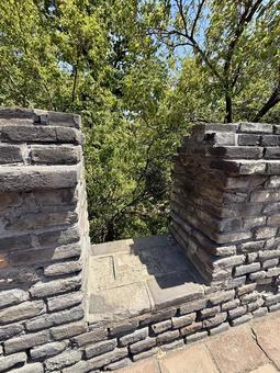 中国の鋸壁 中国の鋸壁 北陵公園,中国,海外の写真素材