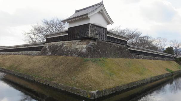 勝龍寺城 模擬隅櫓 勝竜寺城公園 勝龍寺城 模擬隅櫓 勝竜寺城公園 勝龍寺城,勝竜寺城,細川藤孝の写真素材