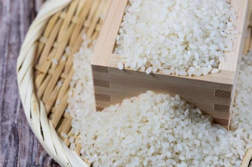 北海道産の「ゆめぴりか」の新米 お米,ごはん,主食の写真素材