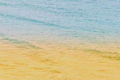 海のグラデーション 海のグラデーション ビーチ,青い海,海の写真素材