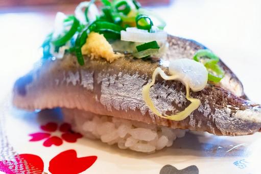 Sardine nigiri sushi, JPG