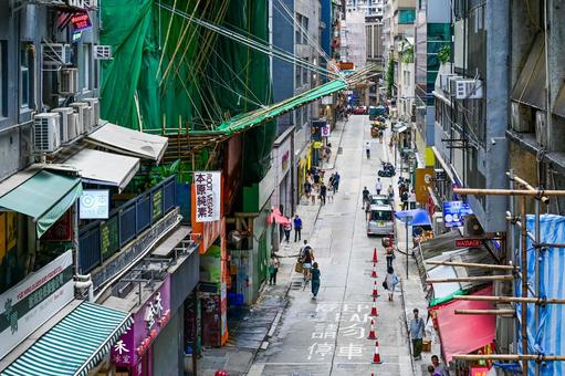 香港・街並みと交通 香港・街並みと交通の写真