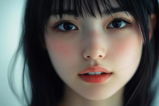 微笑の可愛い日本女性の写真