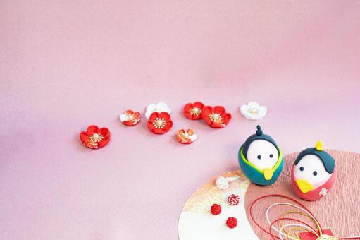 ひな祭りイメージ ひな祭り,雛人形,桃の節句の写真素材