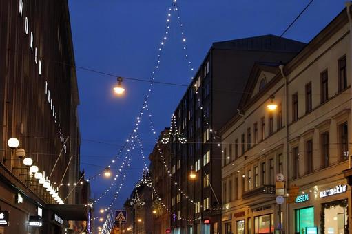 ヘルシンキのイルミネーション 3 イルミネーション,ライトアップ,クリスマスの写真素材