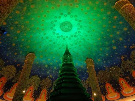 ワット・パクナム・パーシーチャルン ワット・パクナム・パーシーチャルン ワットパクナムパーシーチャルン,タイ,タイ王国の写真素材