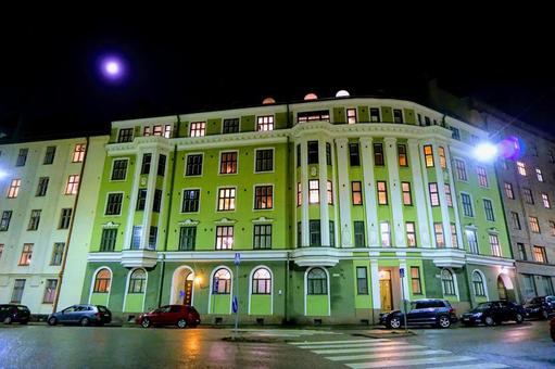 フィンランドの街並み フィンランド,ヨーロッパ,街並みの写真素材