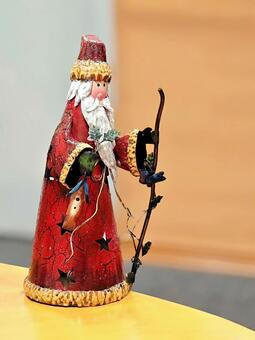 サンタクロース　置き物 サンタ,サンタクロース,クリスマスの写真素材