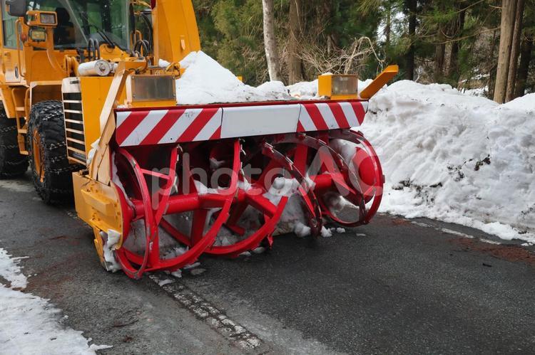 ロータリー除雪車 ロータリー除雪車,除雪車,特殊車両の写真素材