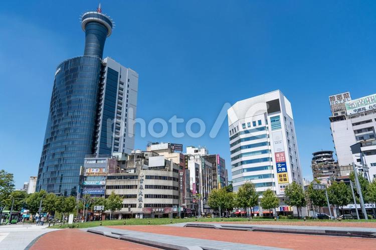 台中の街並み 台湾,台中,アジアの写真素材