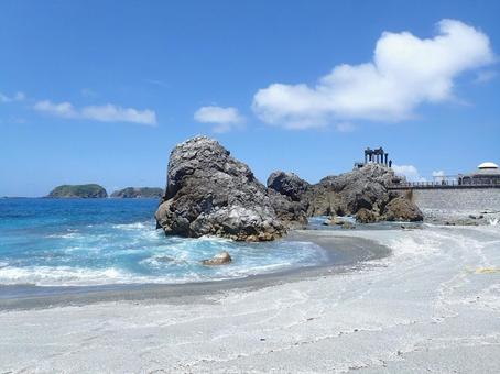 新島の海 新島,海,景色の写真素材