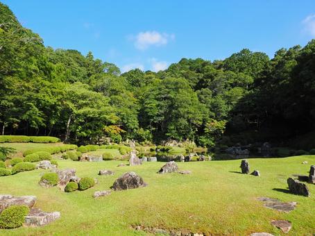 常栄寺 雪舟庭 常栄寺,雪舟庭,常栄寺庭園の写真素材