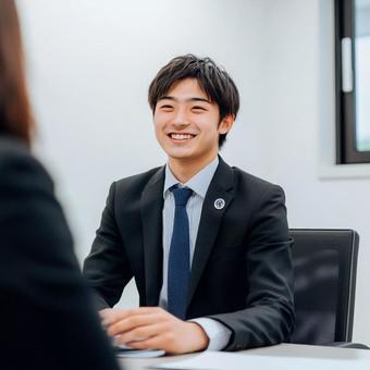 爽やかな営業マン 爽やかな営業マンの写真