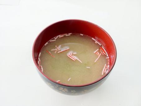 かに汁 味噌汁 インスタント味噌汁 かに汁 味噌汁 インスタント味噌汁 かに汁,味噌汁,インスタント味噌汁の写真素材
