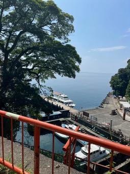 竹生島港 竹生島港 竹生島港,港,船着き場の写真素材