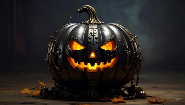 スチームパンクなハロウィンかぼちゃ スチームパンクなハロウィンかぼちゃの写真