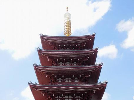 【風景写真】浅草／浅草寺の風景 浅草,浅草寺,聖観音宗の写真素材