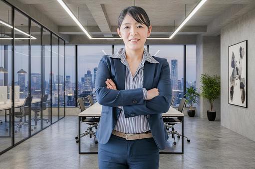 かっこいいビジネスウーマン かっこいいビジネスウーマン ビジネスウーマン,スーツ,女性の写真素材