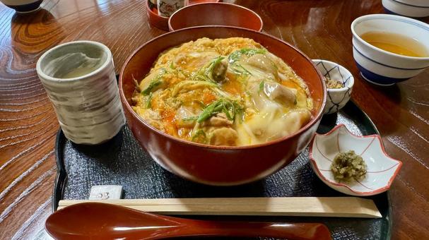 親子丼 親子丼 萬次郎,親子丼,高級の写真素材