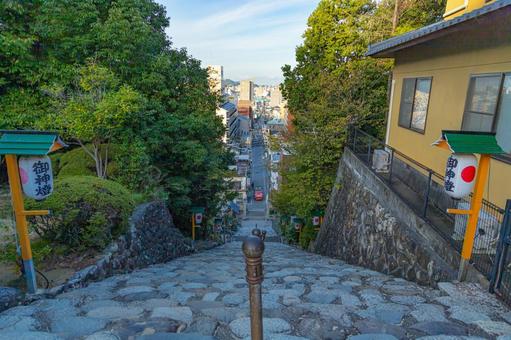日本の絶景 絶景,神社,伊佐爾波神社の写真素材