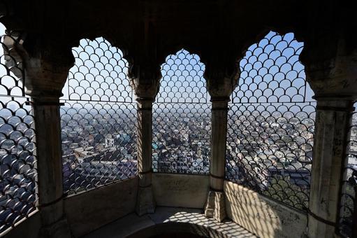 ジャマーマズジット　ミナレット ハス,インド,デリーの写真素材