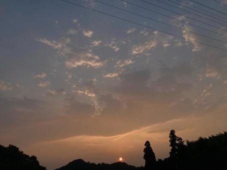 美しい夕日 3 美しい夕日 3 夕日,夕方,夕暮れの写真素材