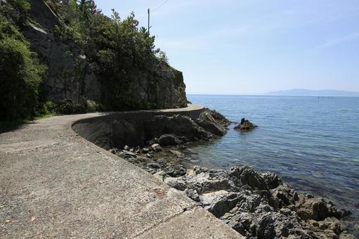 兵庫県赤穂市 赤穂御崎海岸遊歩道 兵庫県赤穂市 赤穂御崎海岸遊歩道の写真