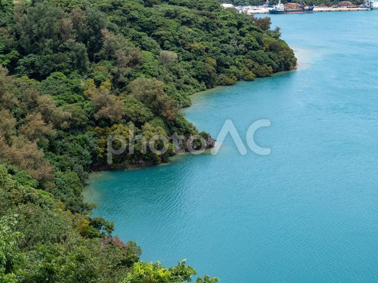 古宇利の海 沖縄,古宇利,観光の写真素材
