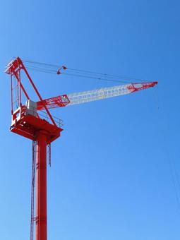マンション工事現場 タワークレーン マンション工事現場 タワークレーン マンション工事,工事現場,タワークレーンの写真素材