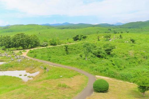 Photo, akiyoshidai, karst plateau, karst, 