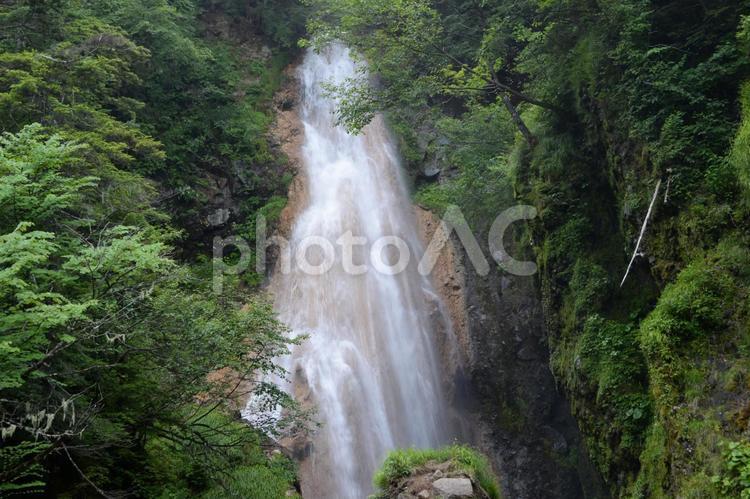 三本滝　乗鞍　日本の滝百選 三本滝,滝百選,小大野川の写真素材