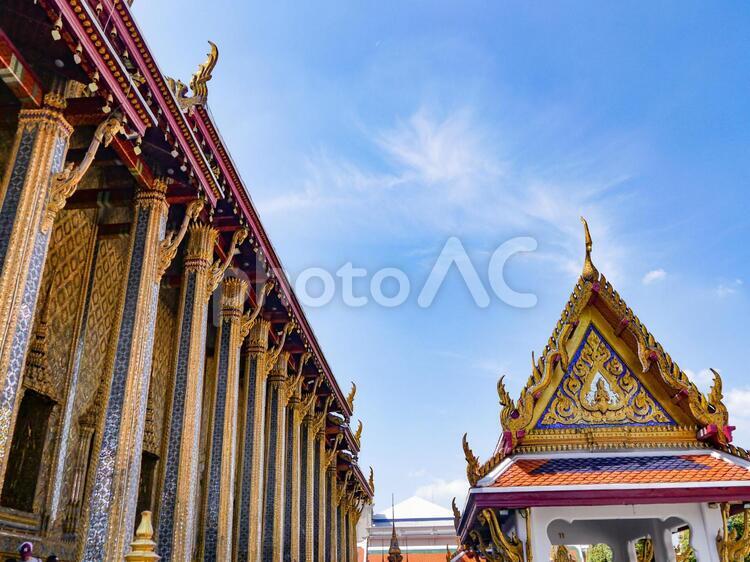 タイの王宮　寺院 タイ,タイ王国,バンコクの写真素材