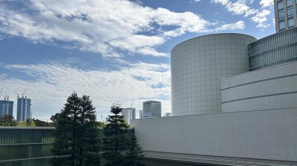 汐留の風景 汐留,風景,景色の写真素材